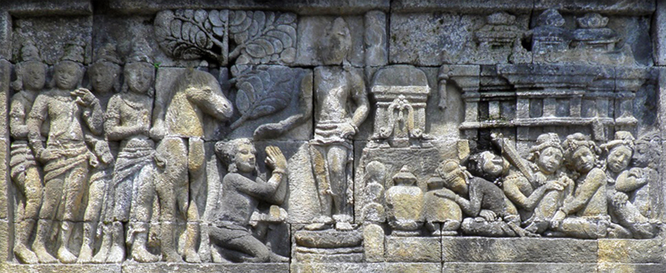 ILW Borobudur Mendut Tempelvoet 1e 64 wachters