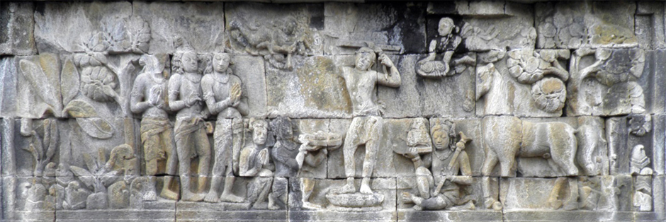 ILW Borobudur Mendut Tempelvoet 1e 67 lokken