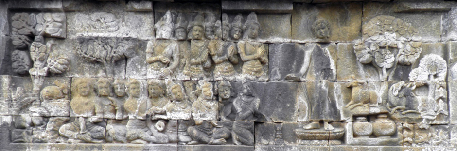 ILW Borobudur Mendut Tempelvoet 1e 69 vereerd