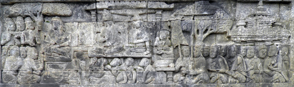 ILW Borobudur Mendut Tempelvoet 1e 18 brahmanen