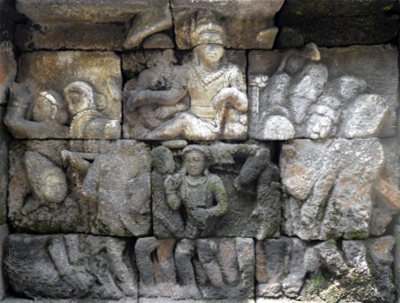 ILW Borobudur Mendut Tempelvoet 3e 39 triomf