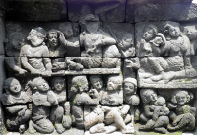 ILW Borobudur Mendut Tempelvoet 3e 51 bekoord