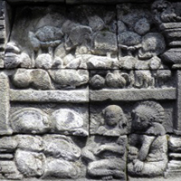ILW Borobudur Mendut Tempelvoet 3e 68 portie