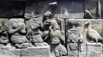 ILW Borobudur Mendut Tempelvoet 3e 80 zwanenvorst