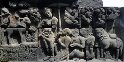 ILW Borobudur Mendut Tempelvoet 3e 93 spreekt