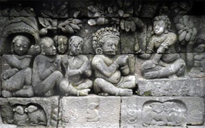 ILW Borobudur Mendut Tempelvoet 3e 119 bekeren