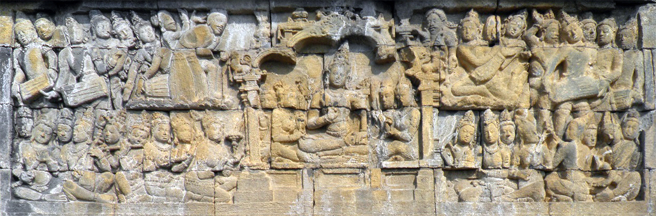 ILW Borobudur Mendut Tempelvoet 1e 01 Tushita hemel