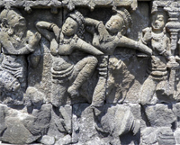 ILW Borobudur Mendut Tempelvoet 5e gaanderij