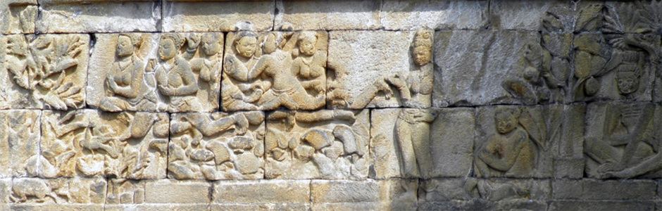 ILW Borobudur Mendut Tempelvoet 2e 05 nymf Manohgara