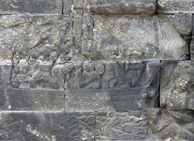 ILW Borobudur Mendut Tempelvoet 2e 23 achtersteven