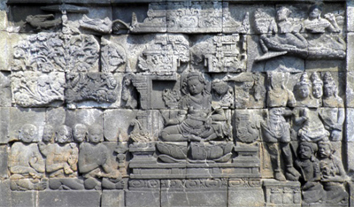 ILW Borobudur Mendut Tempelvoet 4e 16 Bodhisattwa Mandjuçri