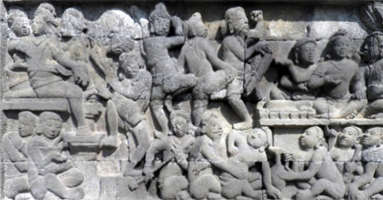 ILW Borobudur Mendut Tempelvoet 3e 01 ceremonien