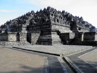 ILW Borobudur Mendut Tempelvoet zuidoost hoek